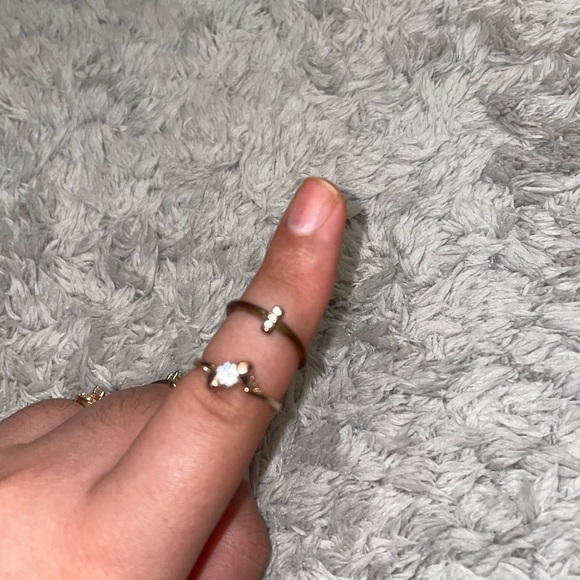 Rhinestone ring set 6 piece ring jewelry - Picture 12 of 14